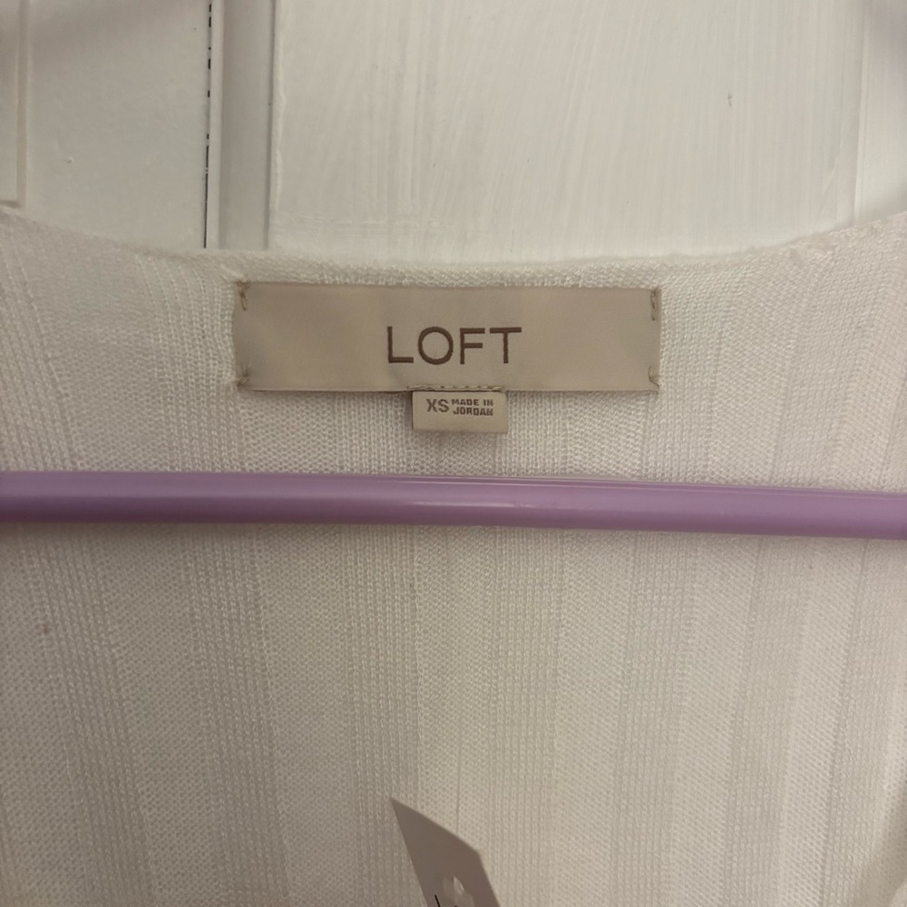 NWT Loft Ribbed Tank - Picture 2 of 3